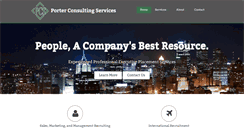 Desktop Screenshot of porter-consulting.com