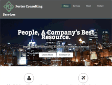 Tablet Screenshot of porter-consulting.com